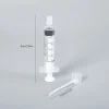 6units/Set Perfume Refill Tools Set Plastic Diffuser Syringe Straw Dropper Funnel Spray Dispensing Required Cosmetic Tools - 2Pcs