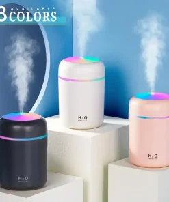 Portable LED light mini 300ml aroma diffuser